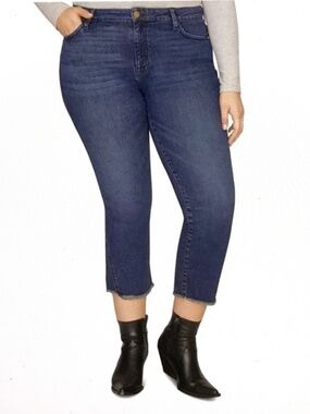 SANCTUARY Denim Straight Crop Jeans Women’s Plus Size 18W